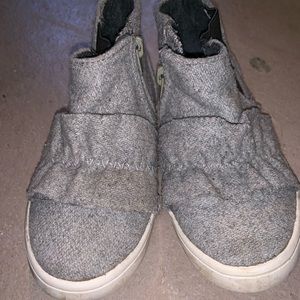 Zara baby girls grey ruffle sneakers